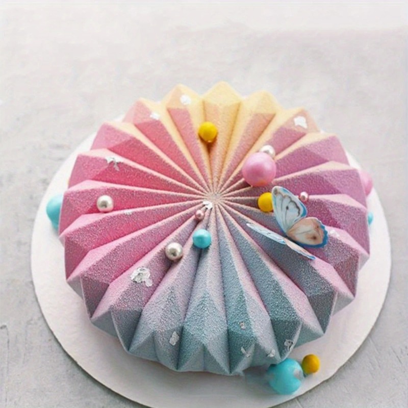 Kitchen Baking Tray - 3D Round French Mousse Cake Silicone