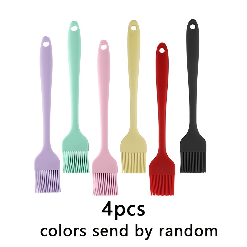 Pastry Brush Silicone - 4Pcs Food Grade Silicone Oil Brushes,