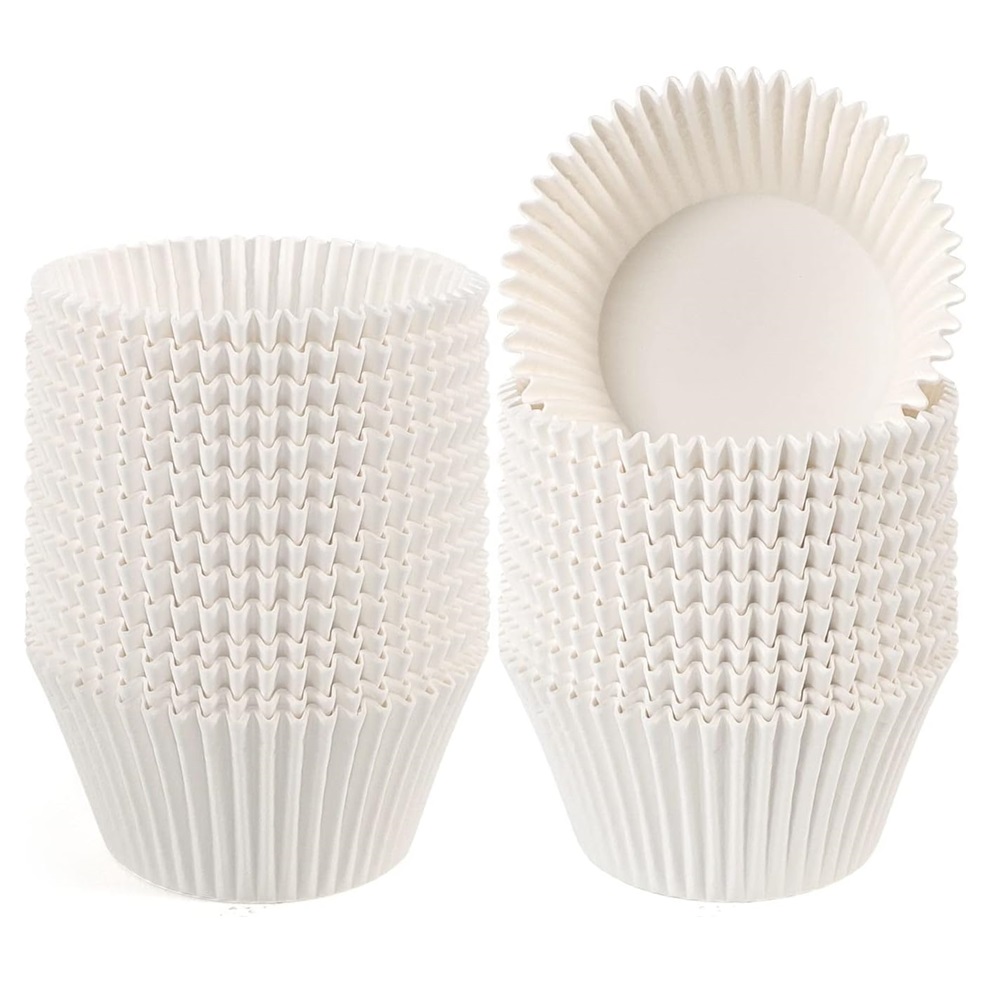 Kitchen Baking Paper - 200pcsWhite Cupcake Liners Non-Stick Baking Cups