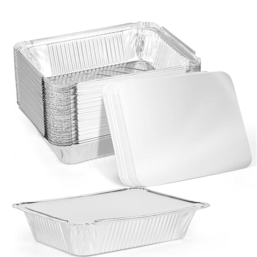 Kitchen Baking Tray - 10PCS New With Lids Aluminum Foil