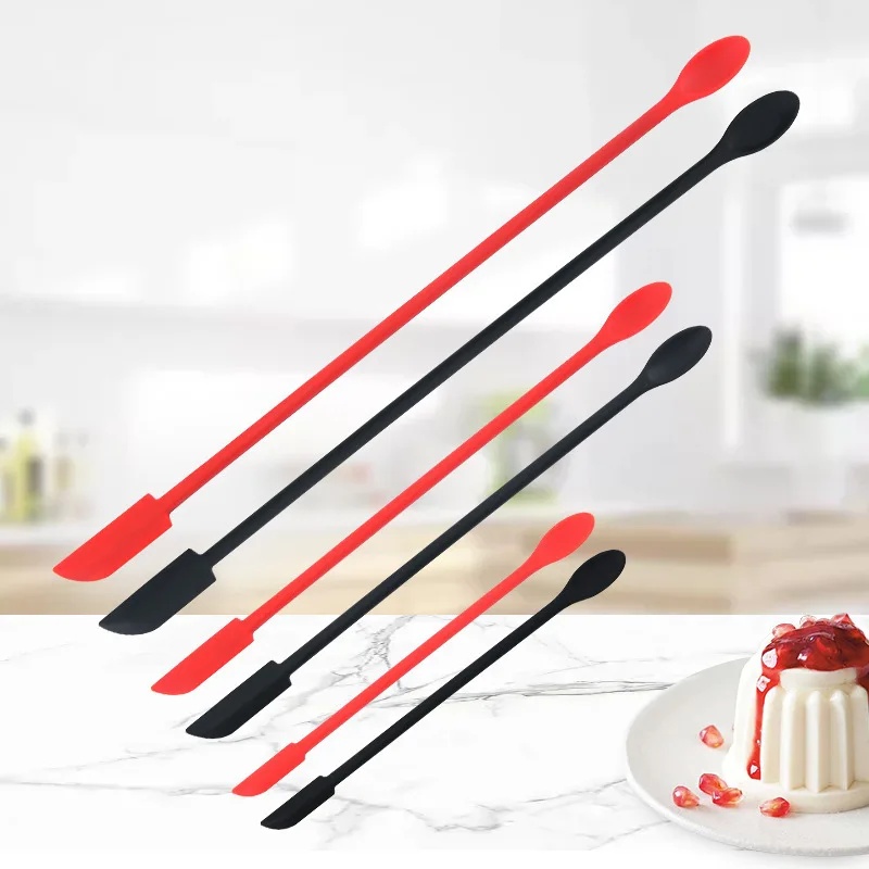 Pastry Brush Silicone - Mini Silicone Spatula Thin Jar Bottle