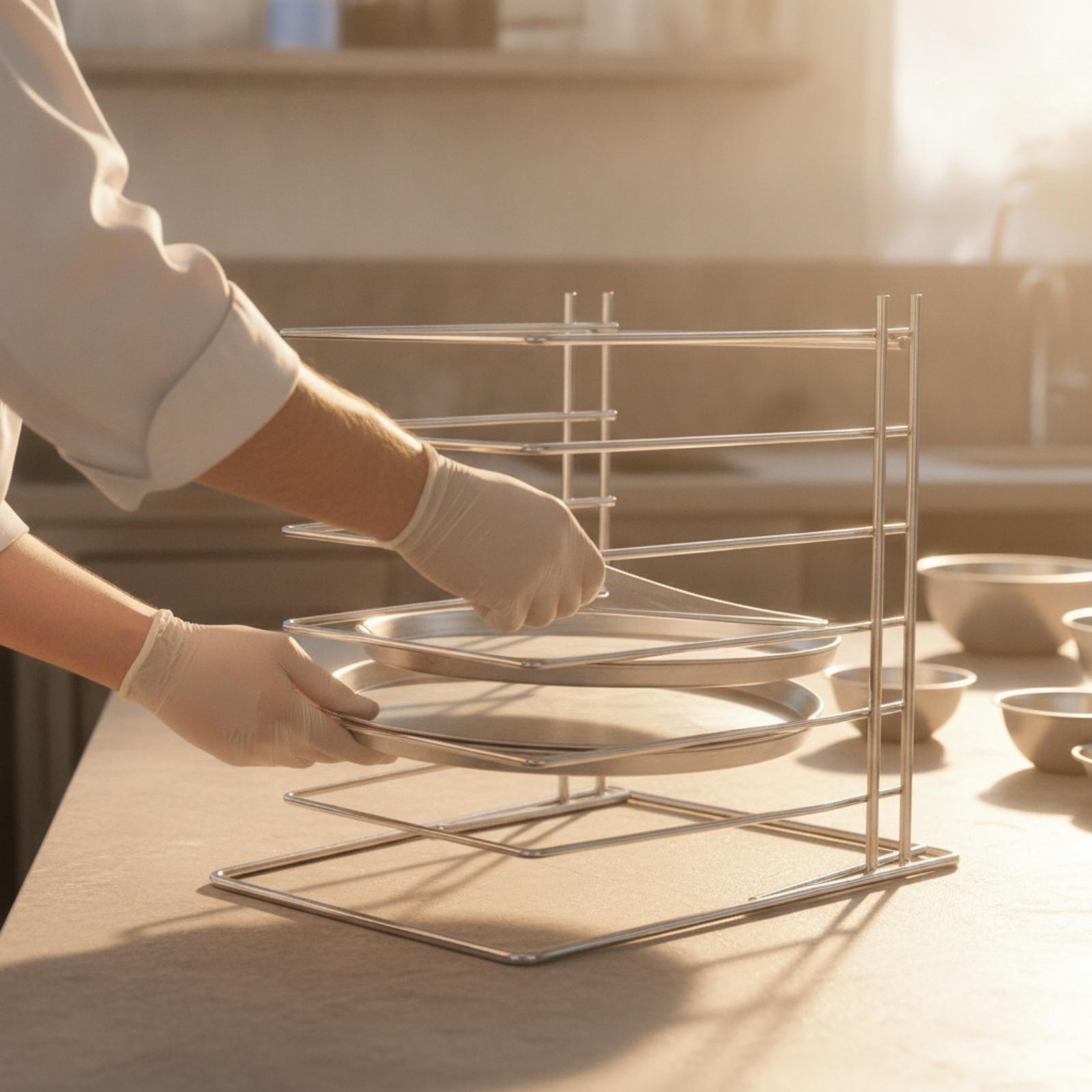 Kitchen Pizza Pan Cooling Rack - Kitchen Baking Sheet Organizer review and price
