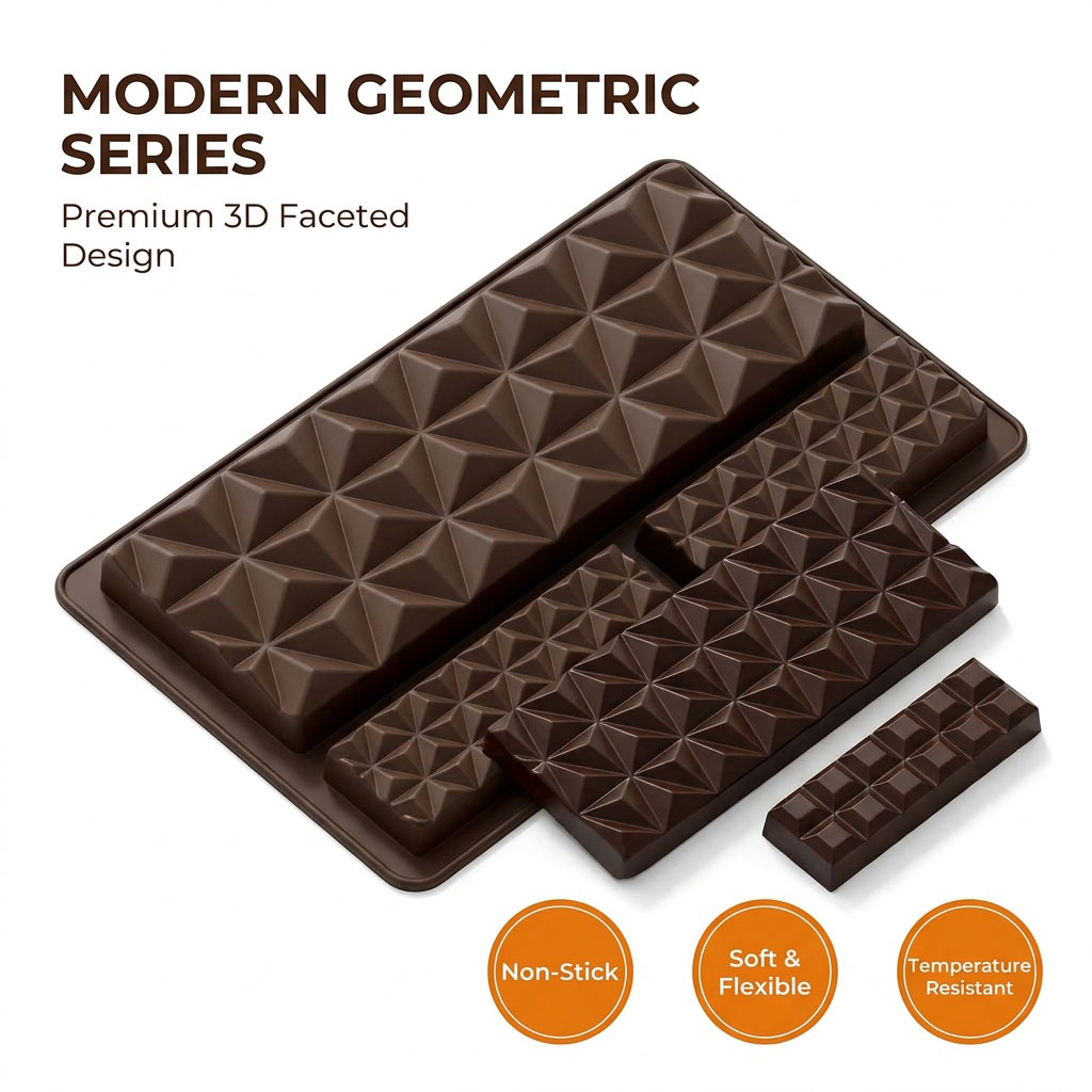 2-in-1 Silicone Chocolate Bar  - Kitchen Baking Tray review and price