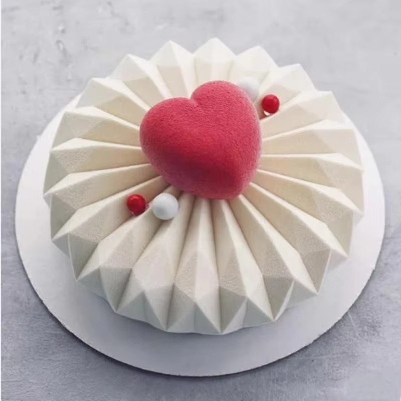 3D Round French Mousse Cake Si - Kitchen Baking Tray review and price