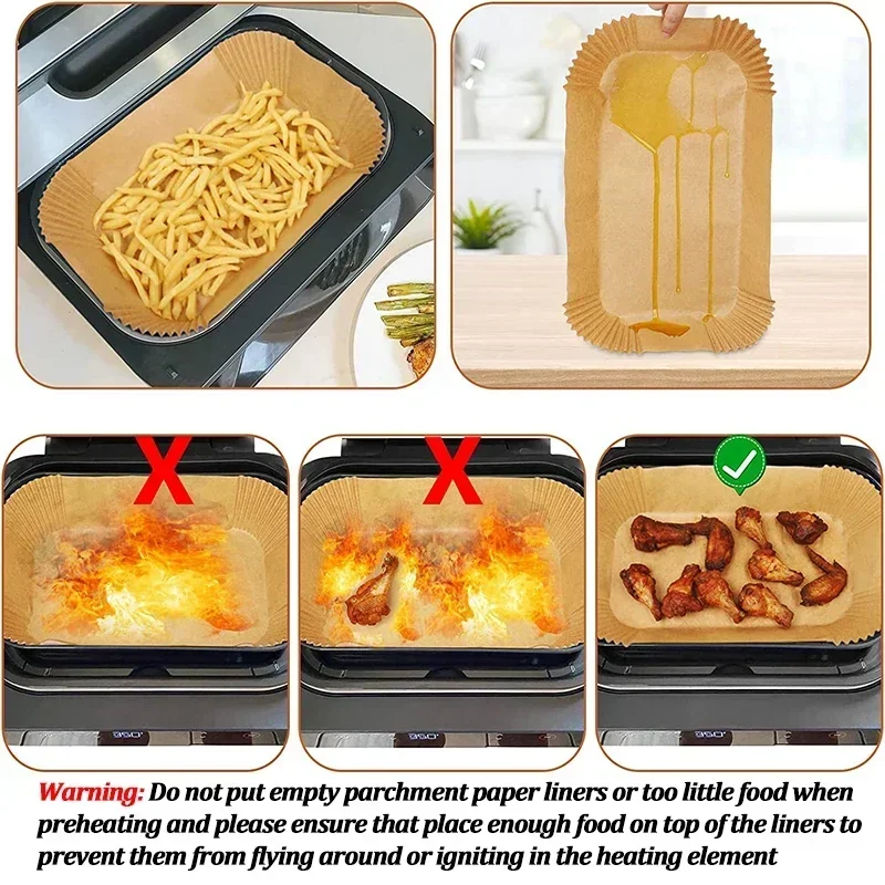 Disposable Air Fryer Paper Non - Kitchen Baking Paper review and price