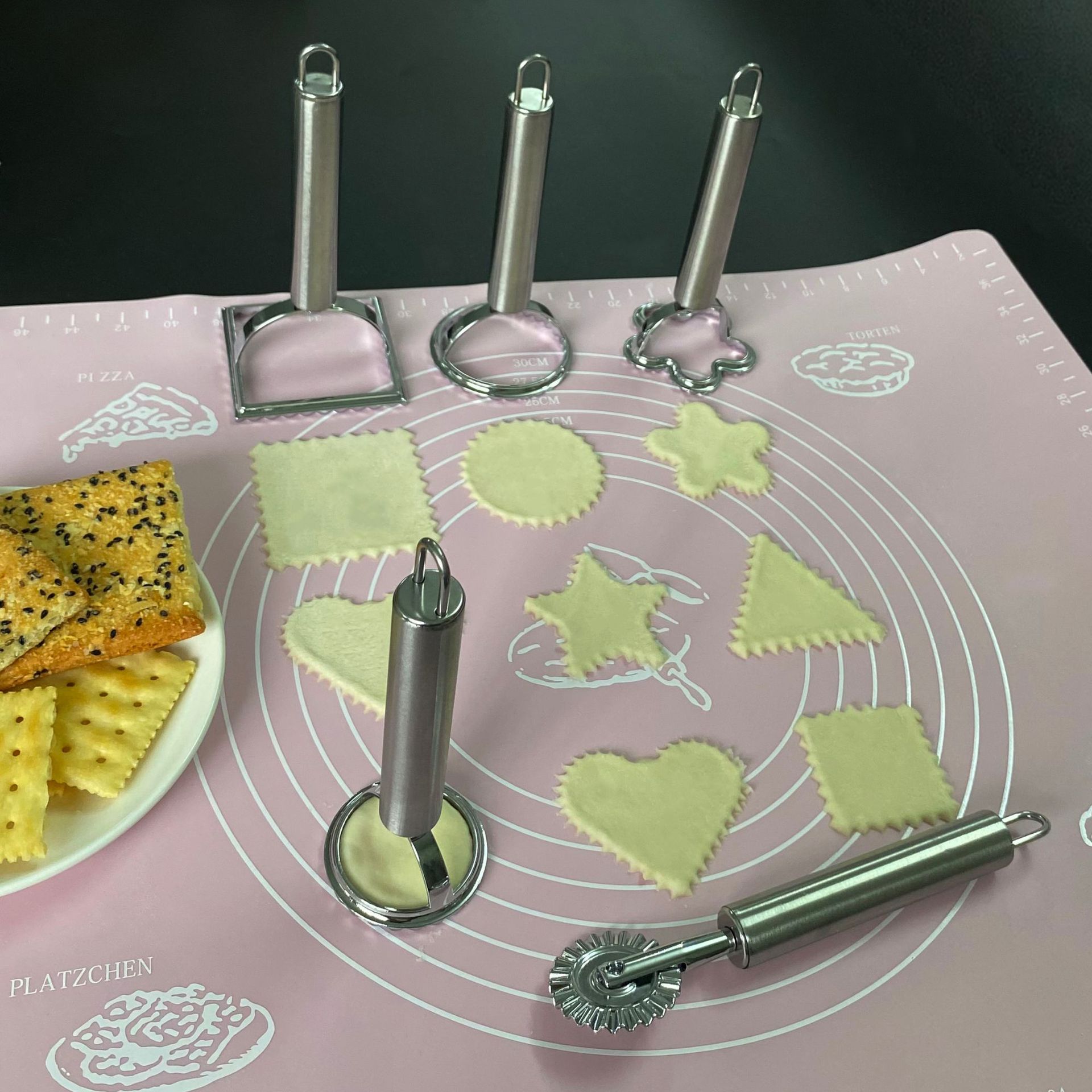 Square Round Ravioli Stamp Pas - Baking Kitchen At Home review and price