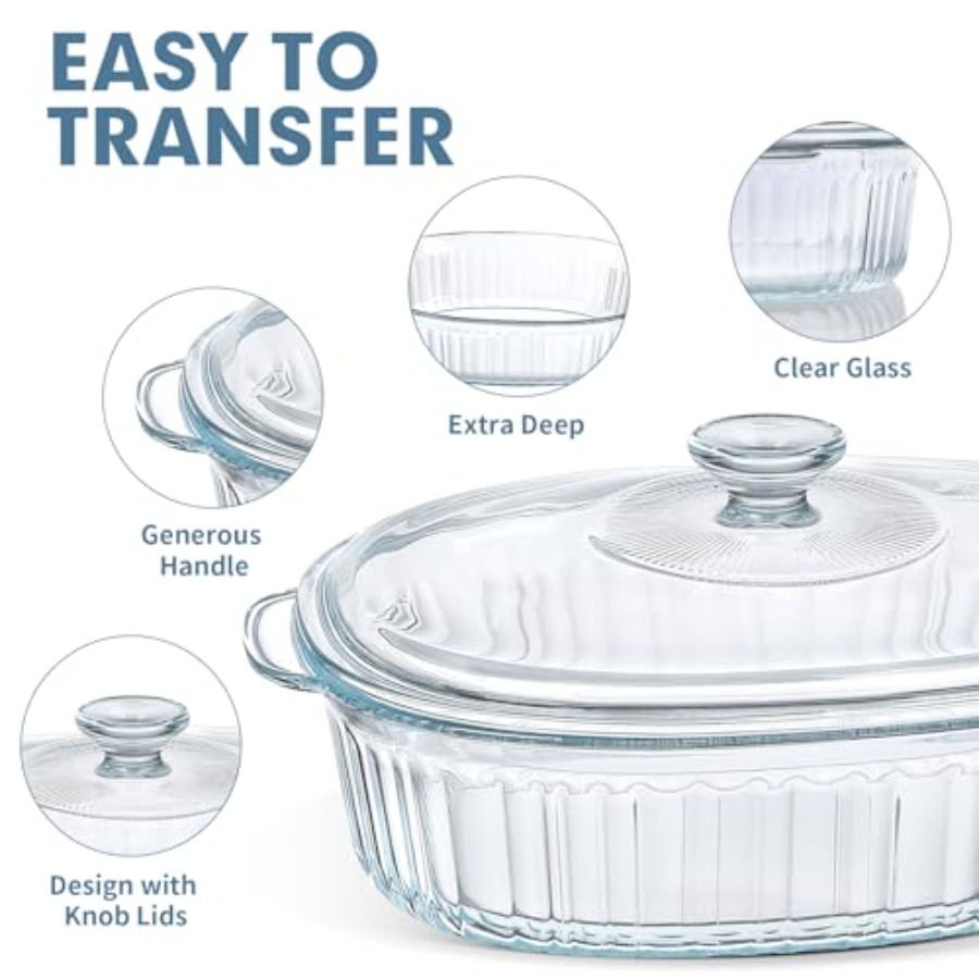 Baking dish set for kitchen us - Kitchen Glass Baking Set review and price