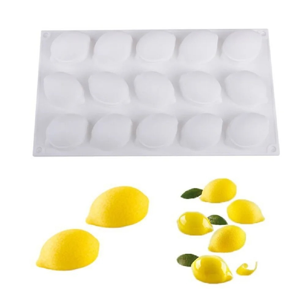 15 Cavity Lemon Food Silicone  - Kitchen Baking Tray review and price