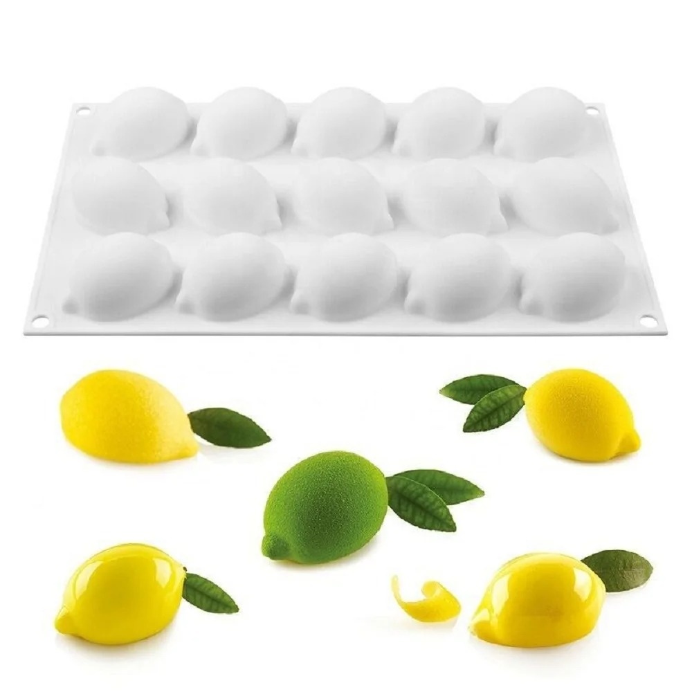 15 Cavity Lemon Food Silicone  - Kitchen Baking Tray review and price