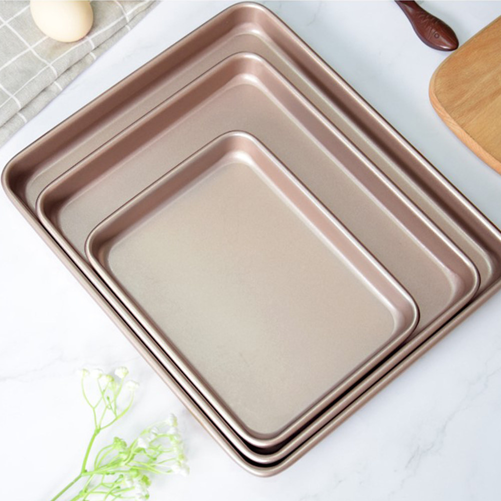 Non-Stick Square Cake Pan Baki - Kitchen Baking Tray review and price