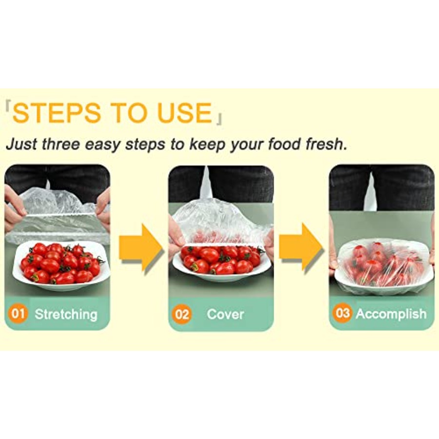 200Pcs Bowl Covers Elastic Foo - Proofing Basket Banneton review and price