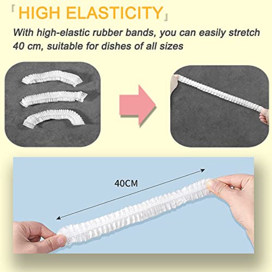 200Pcs Bowl Covers Elastic Foo - Proofing Basket Banneton review and price