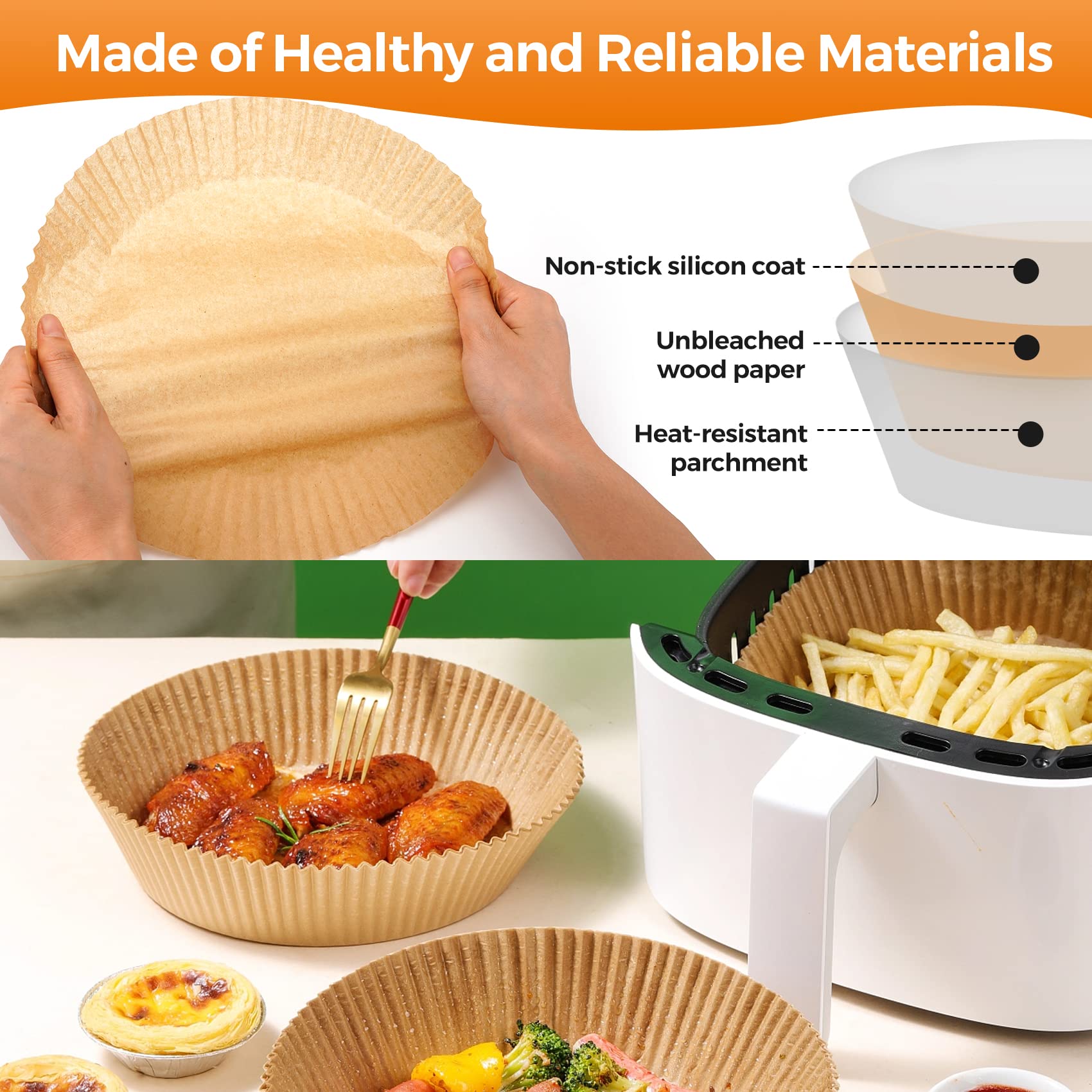 200 circular disposable air fr - Kitchen Baking Paper review and price