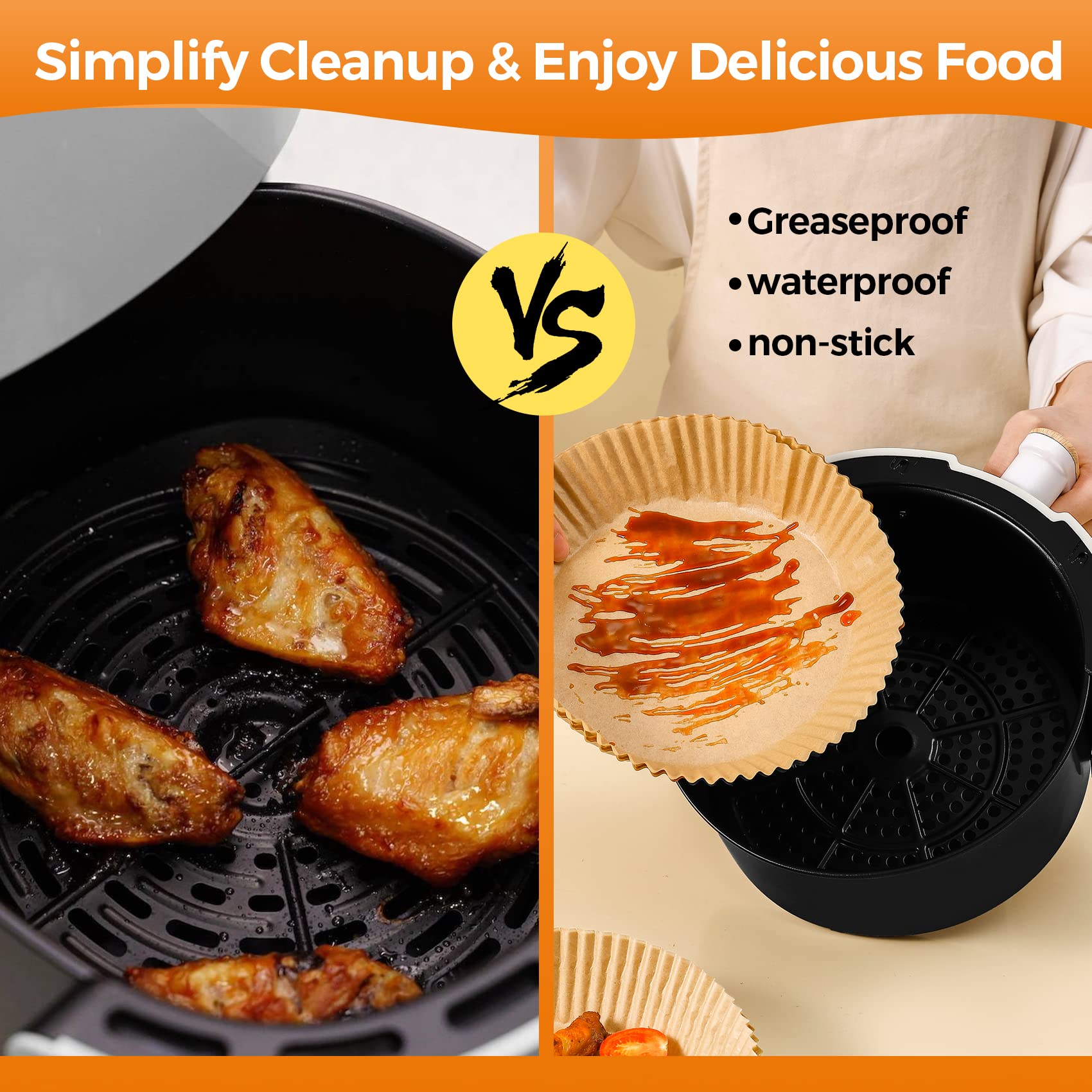 200 circular disposable air fr - Kitchen Baking Paper review and price