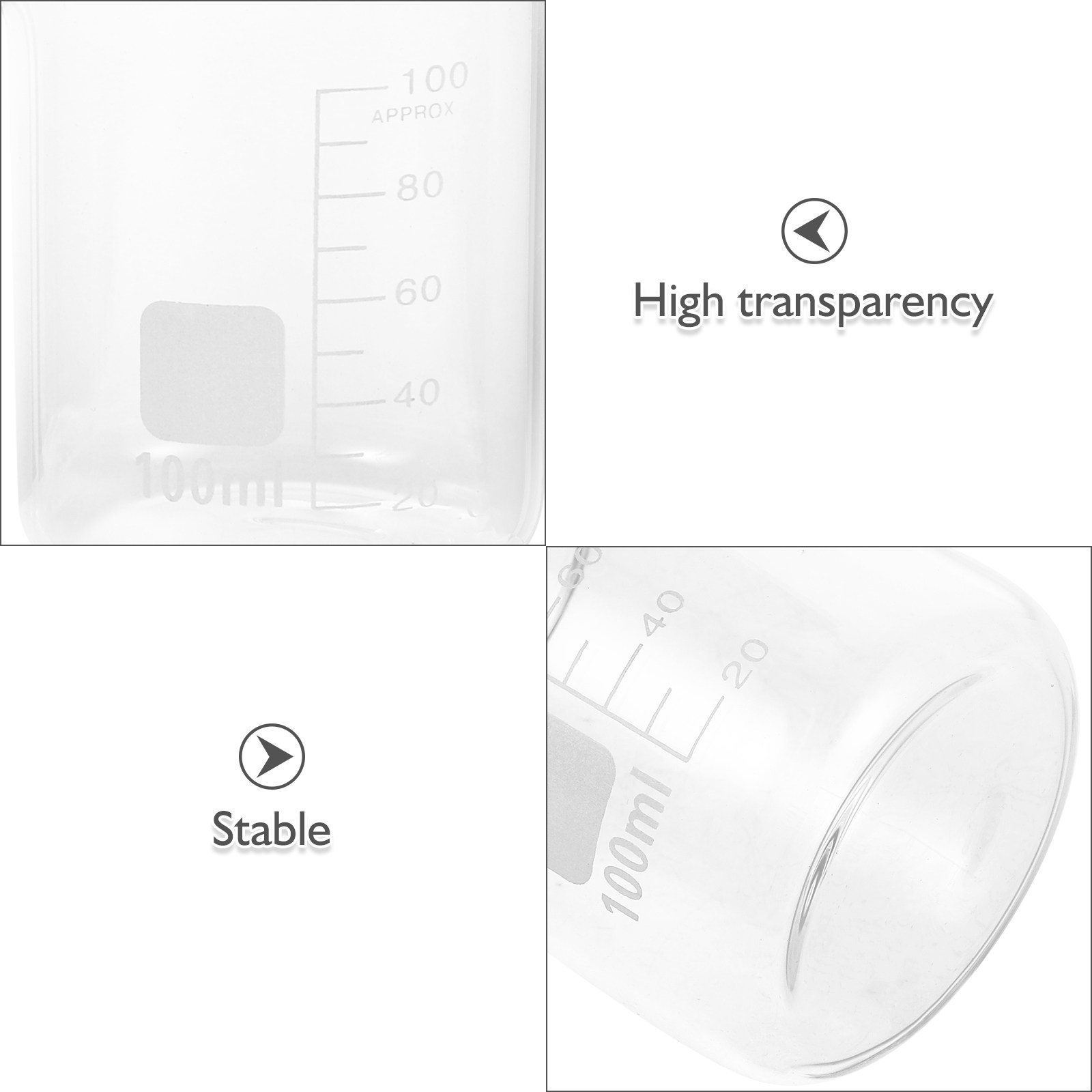 4Pcs High Borosilicate Glass B - Kitchen Glass Baking Set review and price
