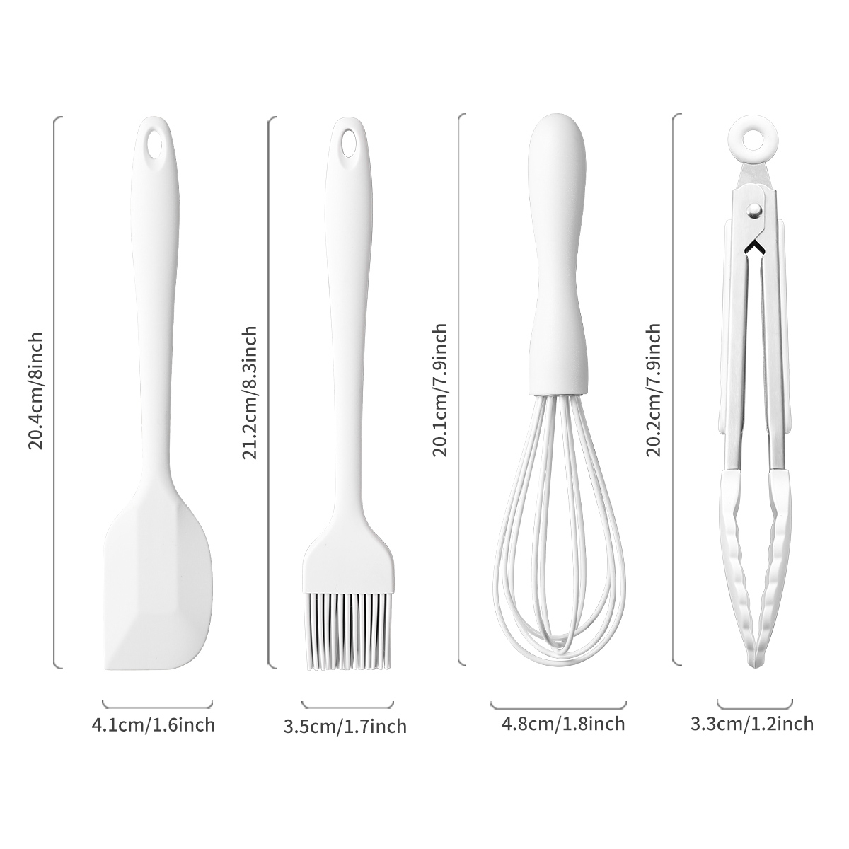 4Pcs/Set Silicone Baking Set C - Pastry Brush Silicone review and price