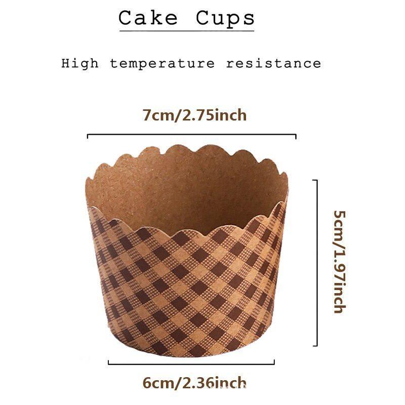 50Pcs/Pack Cupcake Paper Cups  - Kitchen Baking Paper review and price