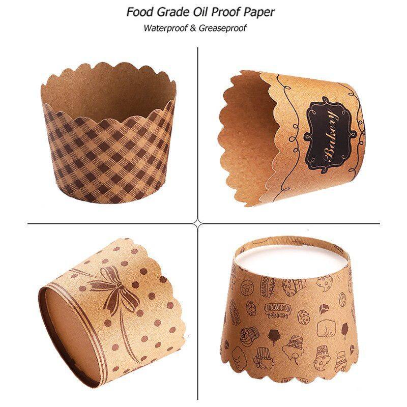 50Pcs/Pack Cupcake Paper Cups  - Kitchen Baking Paper review and price
