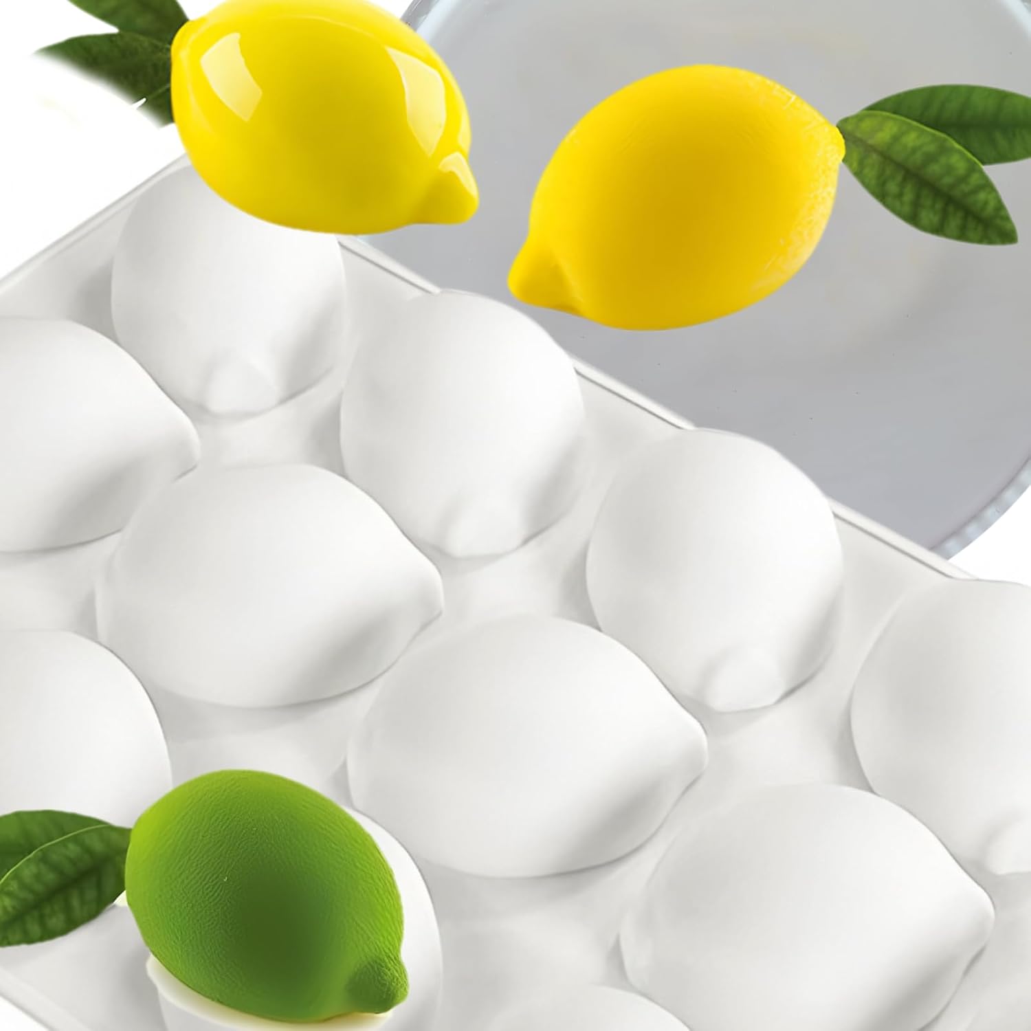 15-Cavity Silicone Lemon Mold  - Kitchen Baking Tray review and price