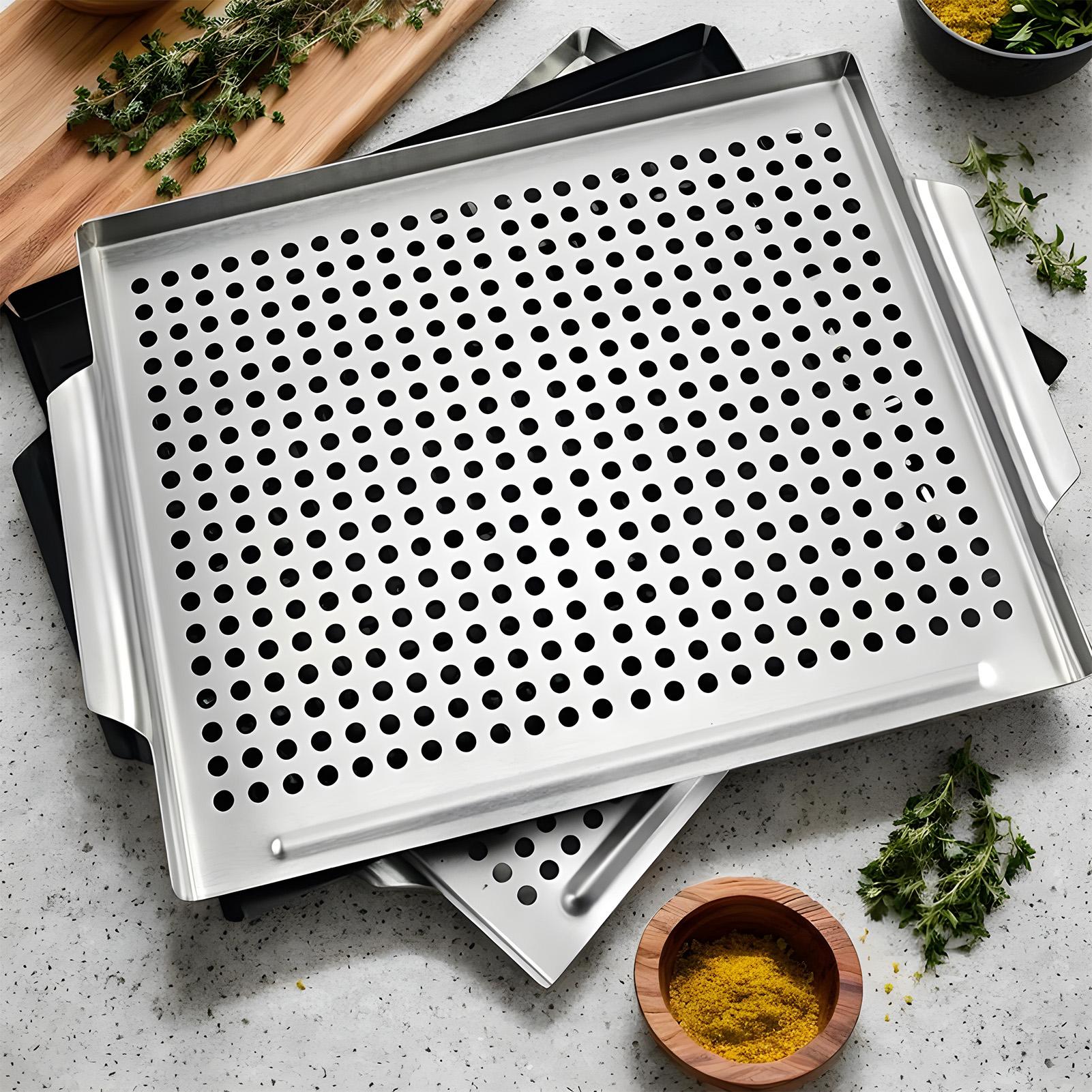 Stainless Steel Grilling Pan N - Kitchen Baking Tray review and price