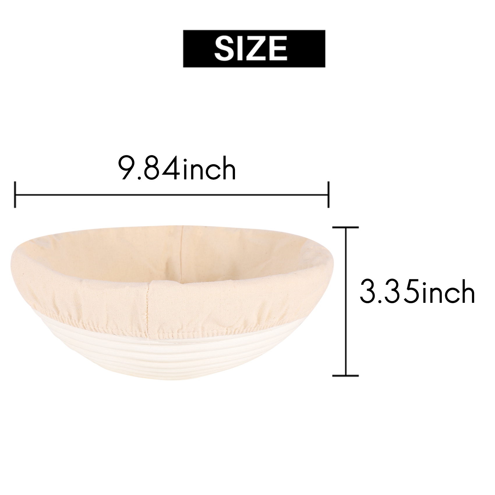 AT21-10 Inch Bread Proofing Ba - Proofing Basket Banneton review and price