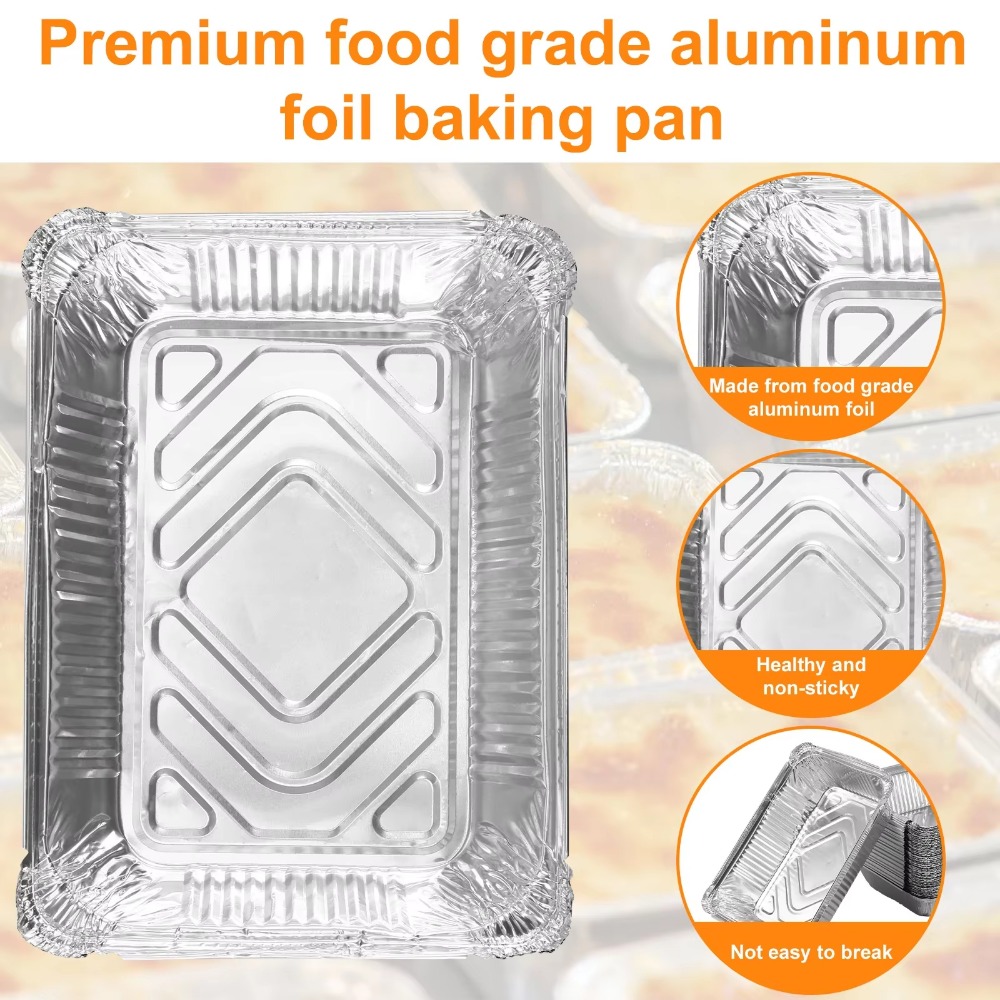 10PCS New With Lids Aluminum F - Kitchen Baking Tray review and price