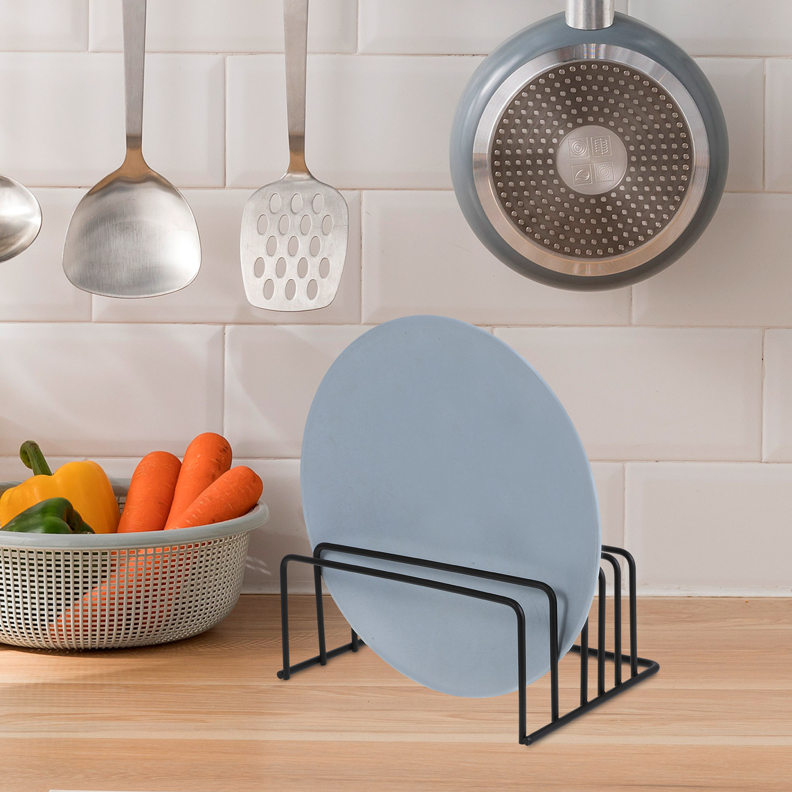 2Pcs Metal Kitchen Lid and Cut - Kitchen Baking Sheet Organizer review and price