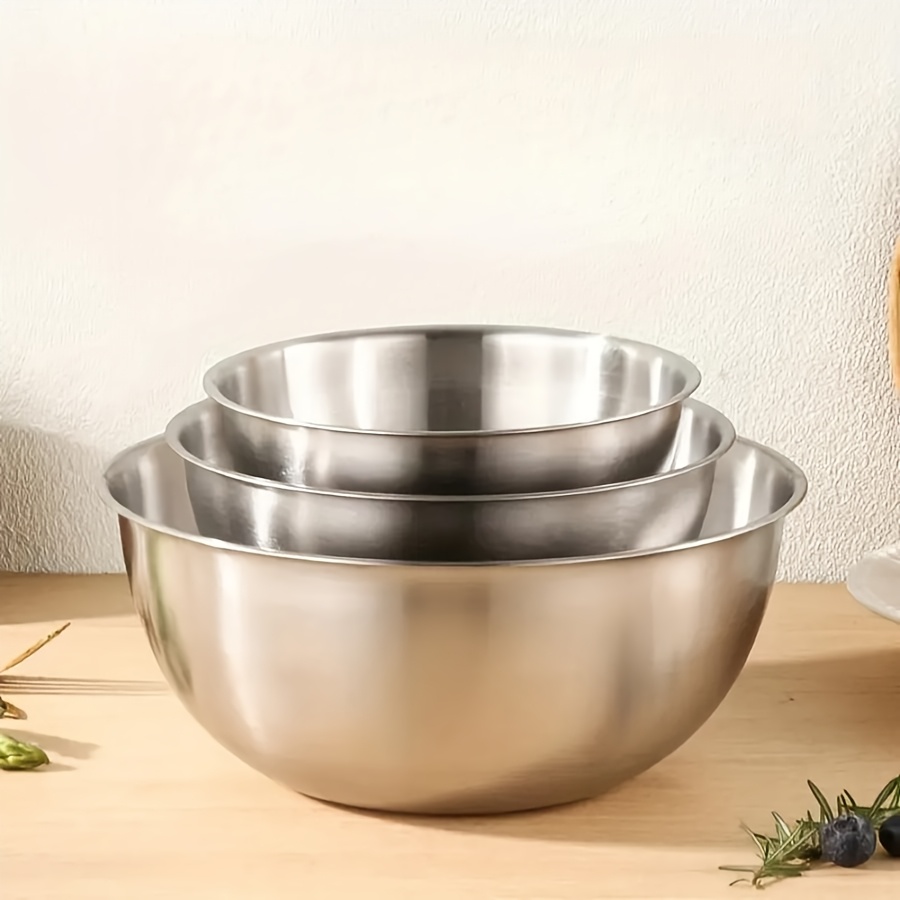 3pcs Stainless Steel Salad Bow - Kitchen Baking Cooking review and price