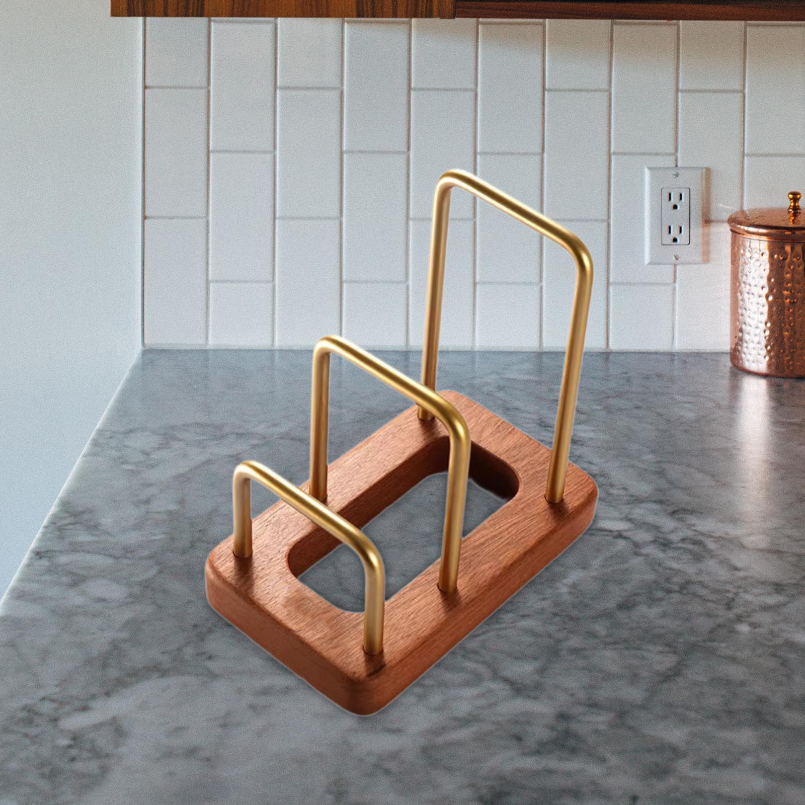 Cutting Board Rack Pot Lid Rac - Kitchen Baking Sheet Organizer review and price