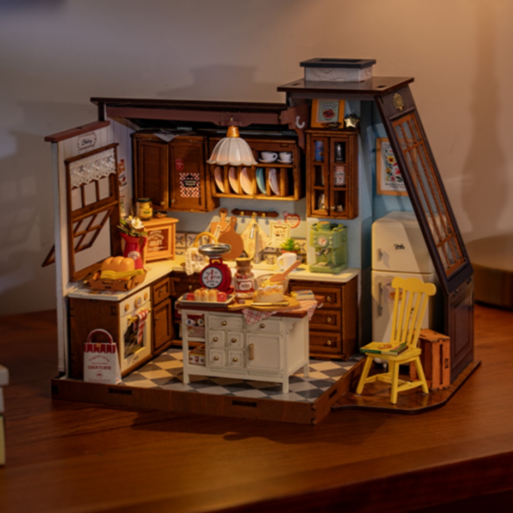 Robotime Baking Kitchen DIY Mi - Baking Kitchen Robotime review and price