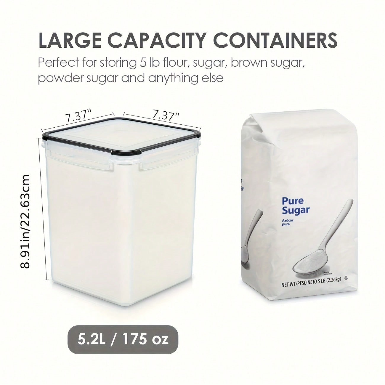 4PCS Large Food Storage Contai - Kitchen Glass Baking Set review and price